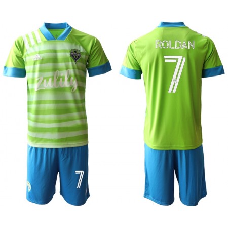 Tenue Seattle Sounders Roldan 7 Enfant Domicile 2020-2021 Maillot de Foot